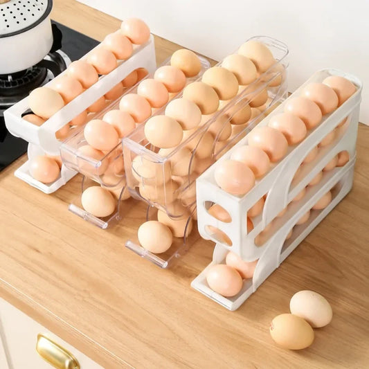 Four Tier Refrigerator Egg Storage Box