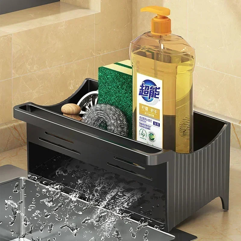 Kitchen Sink Rack with Self-draining Tray