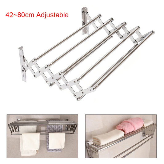 Stainless Steel Wall Mounted Laundry Drying Rack