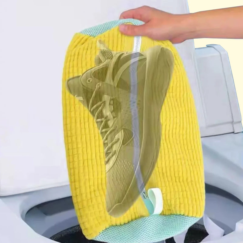 Laundry Shoes Protector Fluffy Fibers Washing Bag