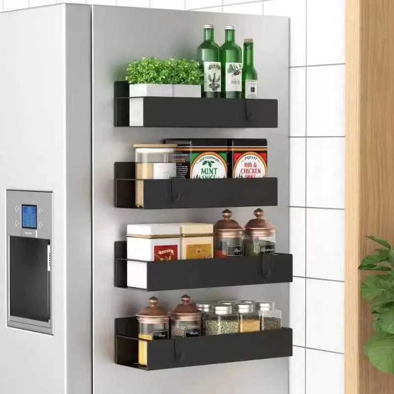 Magnetic Fridge Shelf Spice Storage Rack