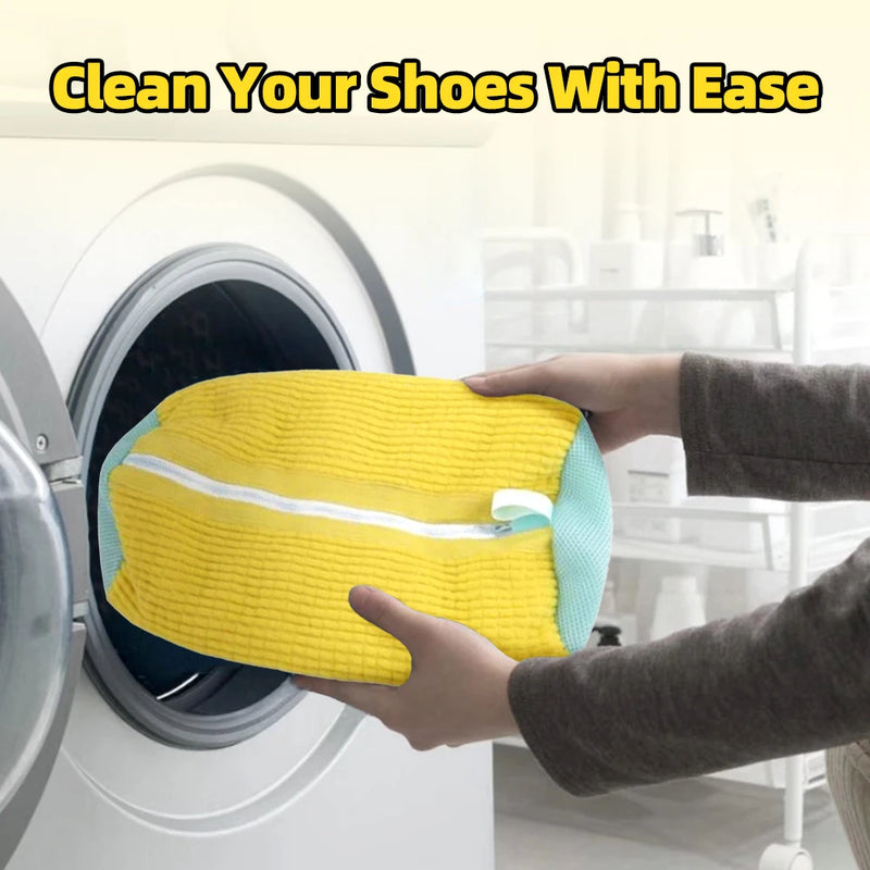 Laundry Shoes Protector Fluffy Fibers Washing Bag